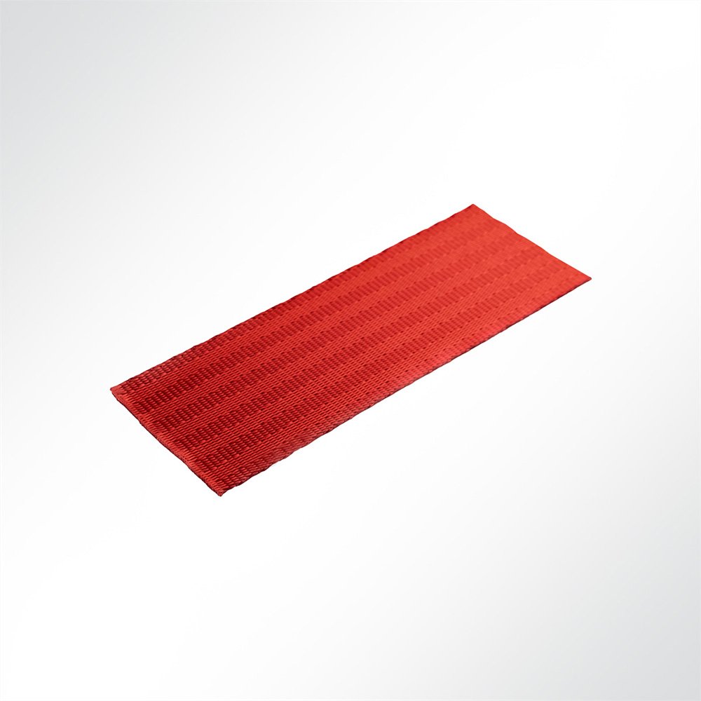 Artikelbild Sicherheitsgurtband im 9-Streifen Pkw Autogurt Design  47mm 2650 daN Rot