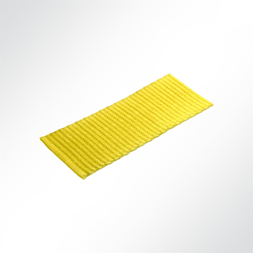 Artikelbild Gurtband Polyester (PES), 50 mm breit, 2 mm stark, 5000 Kg, gelb