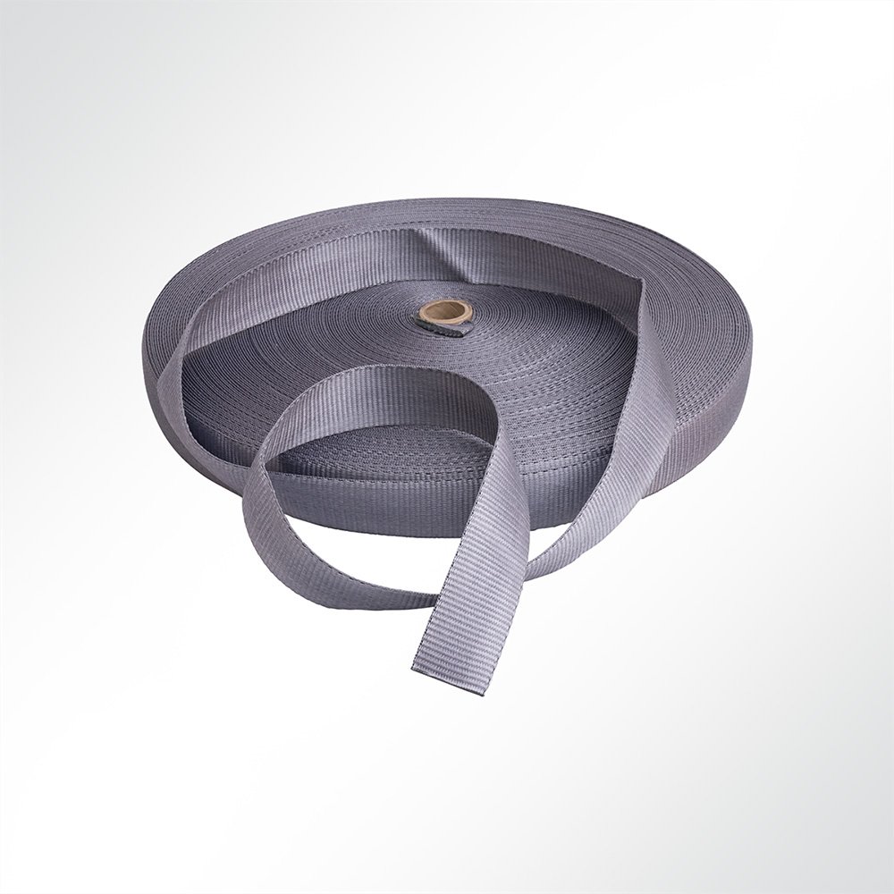 Artikelbild Gurtband Polyester (PES), 50 mm breit, 2 mm stark, 5000 Kg, grau