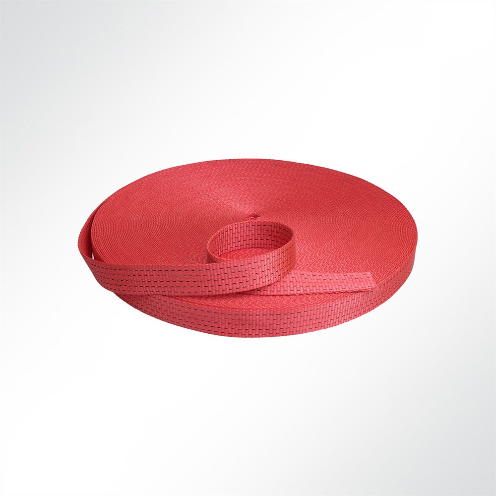 Artikelbild Gurtband Polyester (PES), 50 mm breit, 3 mm stark, 7500 Kg, rot