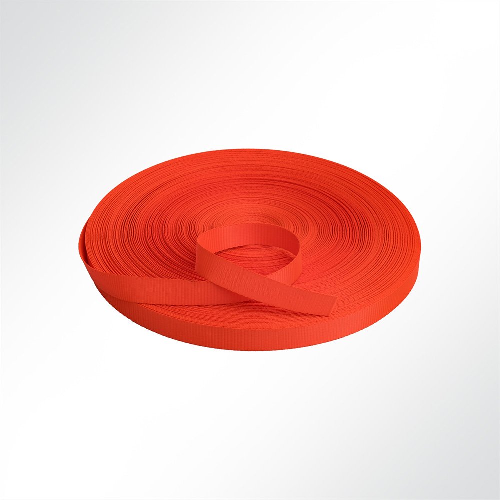 Artikelbild Neon Gurtband Polyester (PES) 35mm breit, 2mm stark, 3500 Kg