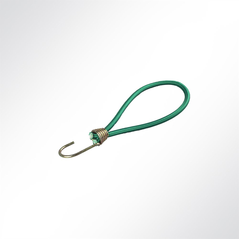 Artikelbild Expanderschlingen Planenspanner mit Spiralhaken 20cm grün