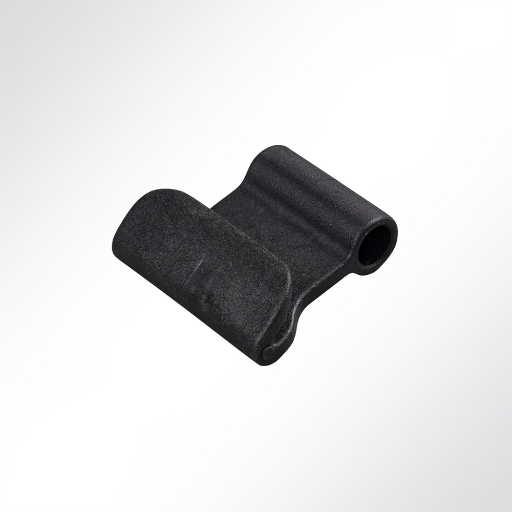 Artikelbild Kunststoff-Doppelhaken für 6-8mm Expanderseil schwarz