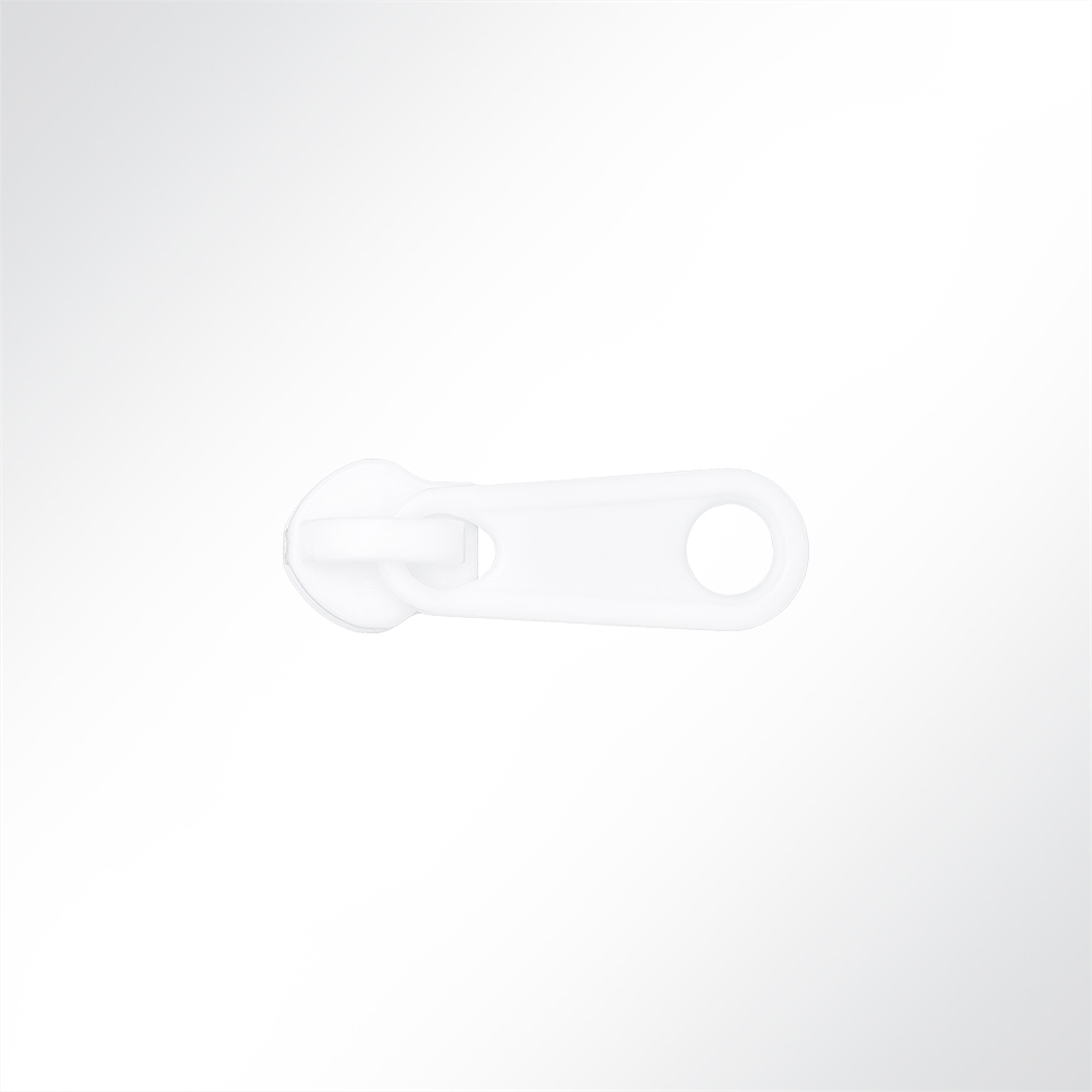 Artikelbild Einfachschieber CT06 Nylon Wei fr Spiralreiverschluss