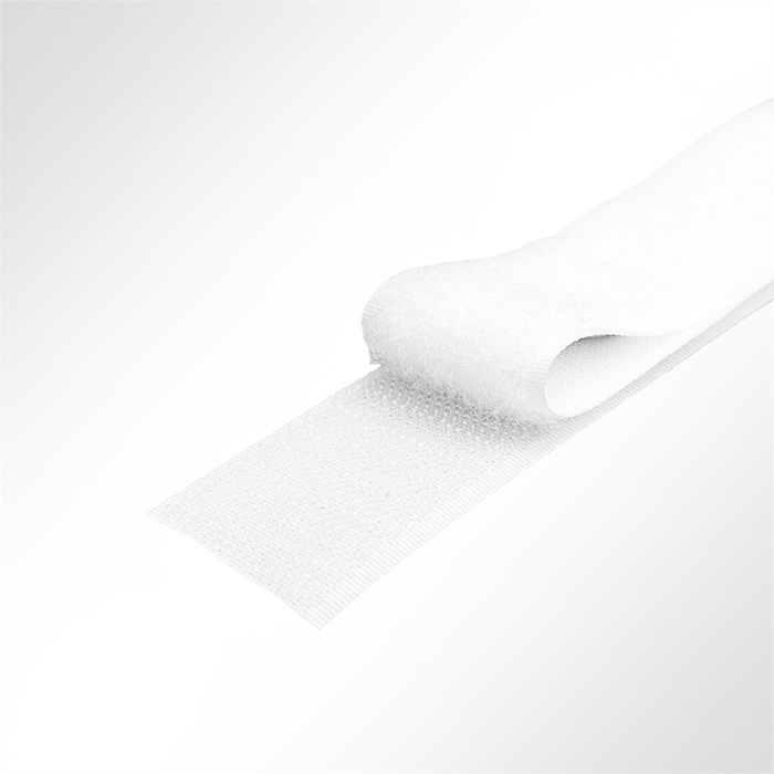 Klettband Industriequalität zum Nähen weiß Breite 20-100mm