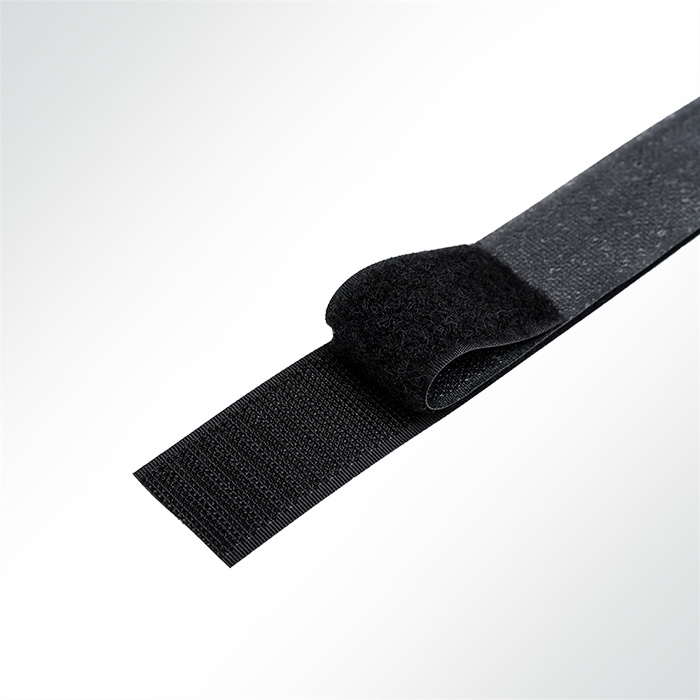 Klettband zum Schweien HF schwarz Breite 25-100mm