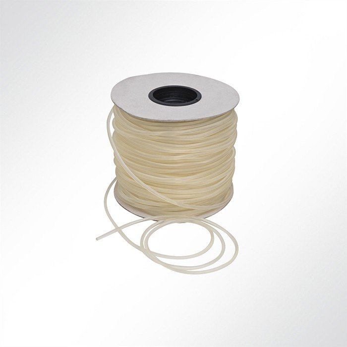 TPU Desmopan Gummi Seil gefüllt 7mm weiß