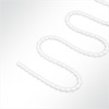 Vorschau Bleiband aus Schrotkugeln - leicht auftrennbar 35g/m Ø3,5mm 1m weiss