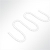 Vorschau Bleiband aus Schrotkugeln - leicht auftrennbar 35g/m Ø3,5mm 1m weiß