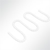 Vorschau Bleiband aus Schrotkugeln - leicht auftrennbar 35g/m 3,5mm 1m wei