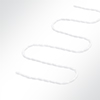 Vorschau Zink-Drahtband Duschvorhang Beschwerer 80g/m VE 1m wei