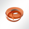 Vorschau Einfassband Polyester beidseitig PVC beschichtet B1 Breite 20mm Terracotta Lachs